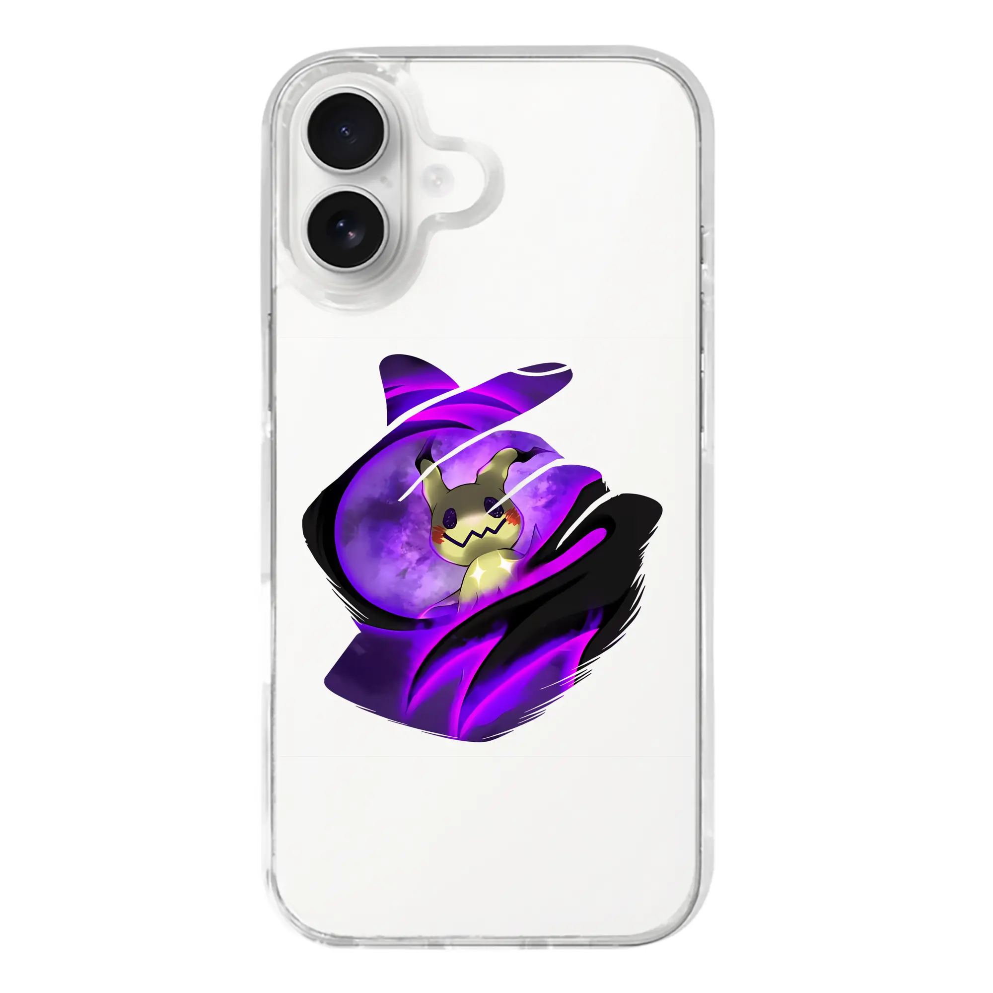 ポケモン グッズ,ミミッキュ - iPhone 17シリーズ 透明スマホケース – 薄型・耐衝撃・精密フィット保護カバー